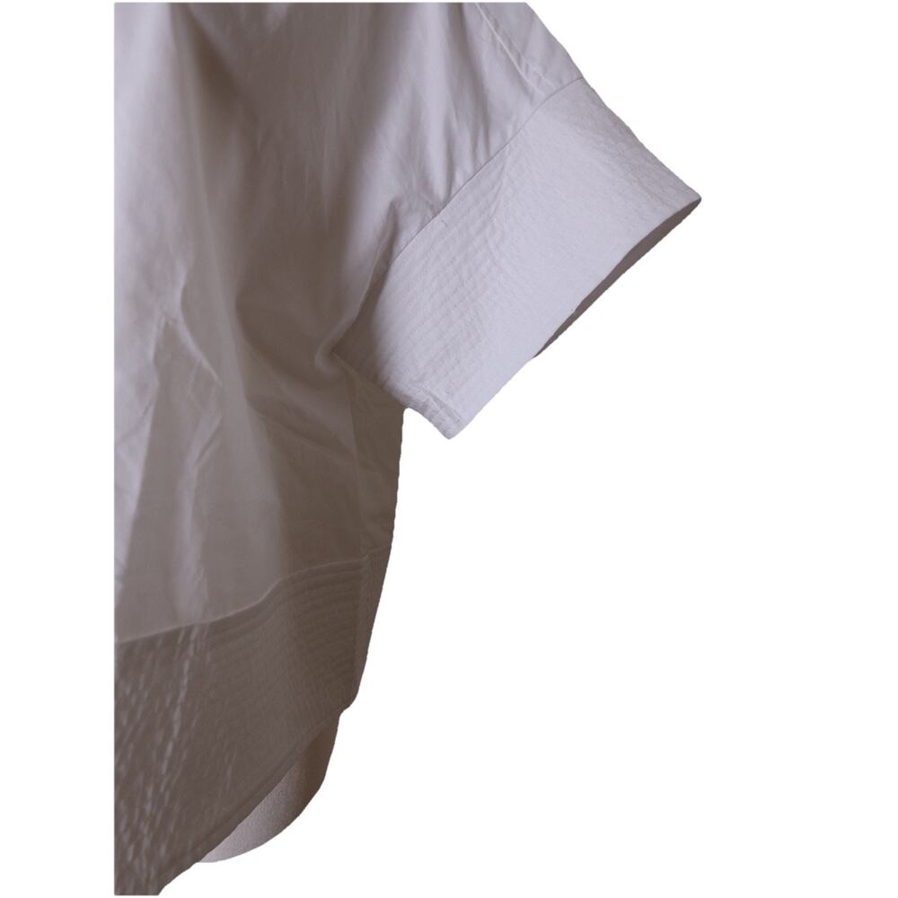 TUCKERNUCK White Trapunto Stitch Sofia Shirt Size XS - Picture 6 of 14